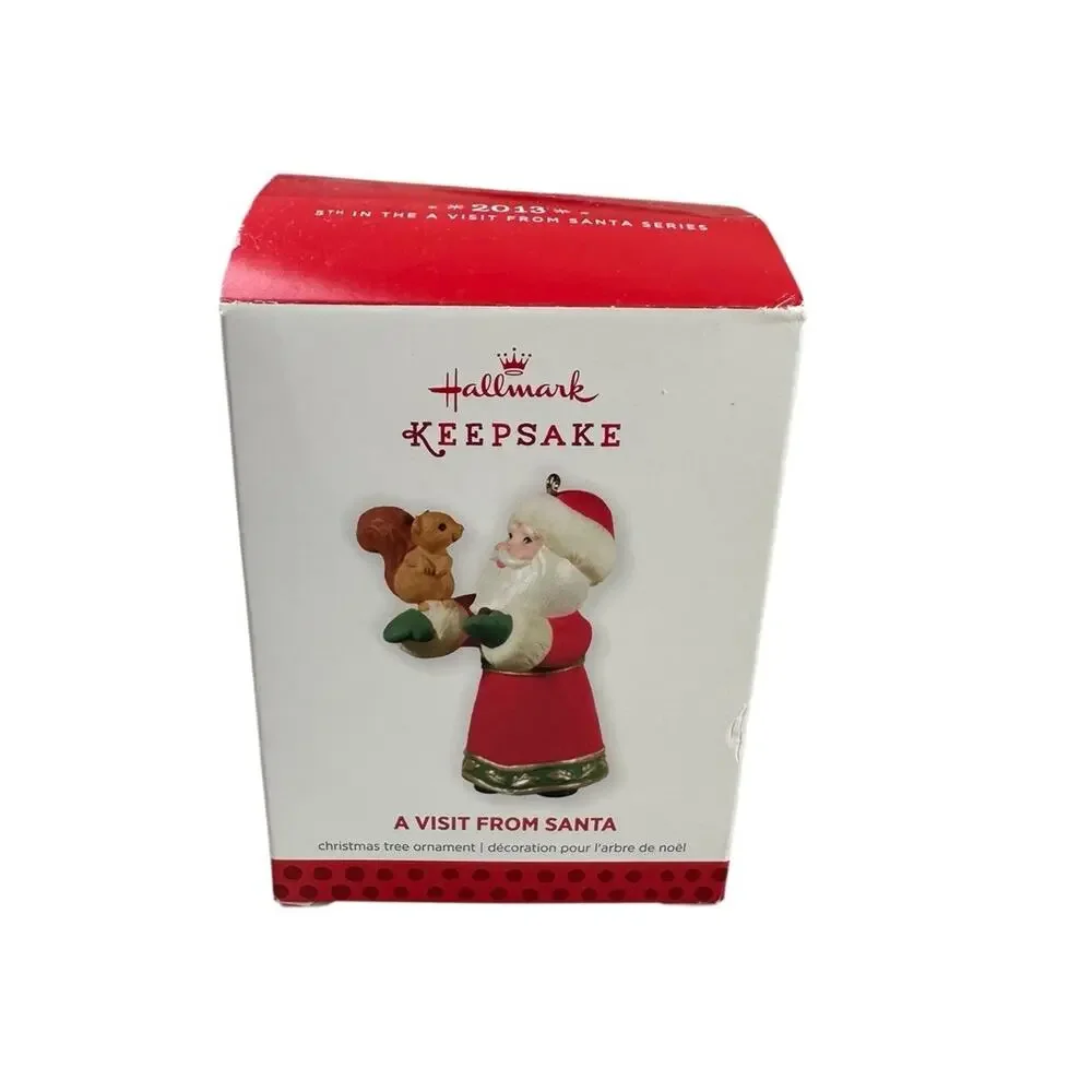 Hallmark Series Ornament A Visit From Santa 5th 2013 NIB
